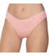 Gümüş İç Giyim 6092 Kadın Jakarlı Kalp Desenli Bikini Somon