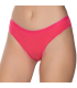 Gümüş İç Giyim 6092 Kadın Jakarlı Kalp Desenli Bikini Nar Çiçeği