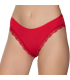 Gümüş İç Giyim 6094 Kadın Likralı İnce Bel Paçası Dantel Bikini