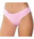 Gümüş İç Giyim 6095 Kadın Ribana İnce Bel Çizgili Bikini Pembe