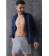 Elit Zümrüt Erkek Havlu Bel Penye Boxer Gri