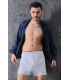 Elit Zümrüt Erkek Havlu Bel Penye Boxer Beyaz