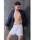 Elit Zümrüt Erkek Havlu Bel Penye Boxer Beyaz