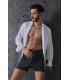 Elit Zümrüt Erkek Havlu Bel Penye Boxer Füme