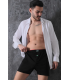 Elit Zümrüt Erkek Havlu Bel Penye Boxer Siyah