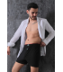 Elit Zümrüt Erkek Havlu Bel Penye Boxer Siyah