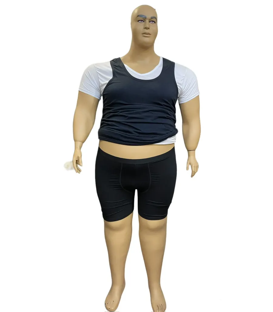 Renkli İç Giyim Likralı Battal Boxer