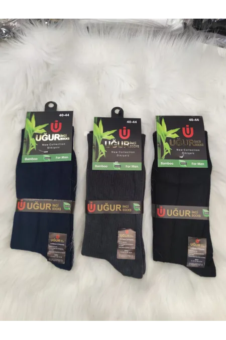 Uğur İnci Erkek Bambu Soket Çorap
