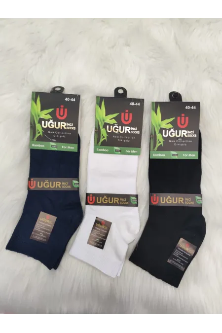 Uğur İnci Erkek Bambu Patik Çorap