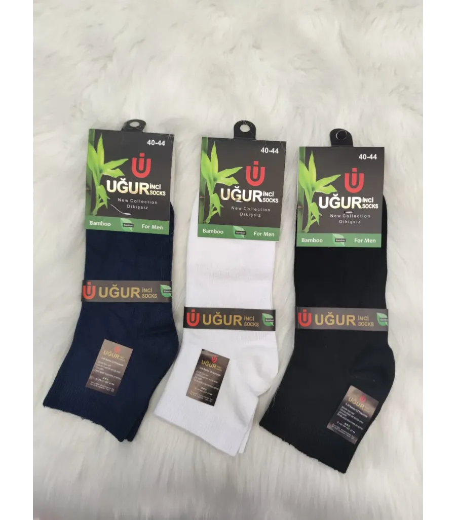 Uğur İnci Erkek Bambu Patik Çorap