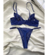 Arona Dantelli Bralet Takım Lacivert
