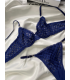 Arona Dantelli Bralet Takım Lacivert