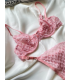 Arona Dantelli Bralet Takım Pembe