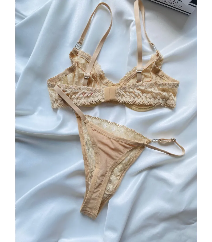 Arona Dantelli Bralet Takım Ten