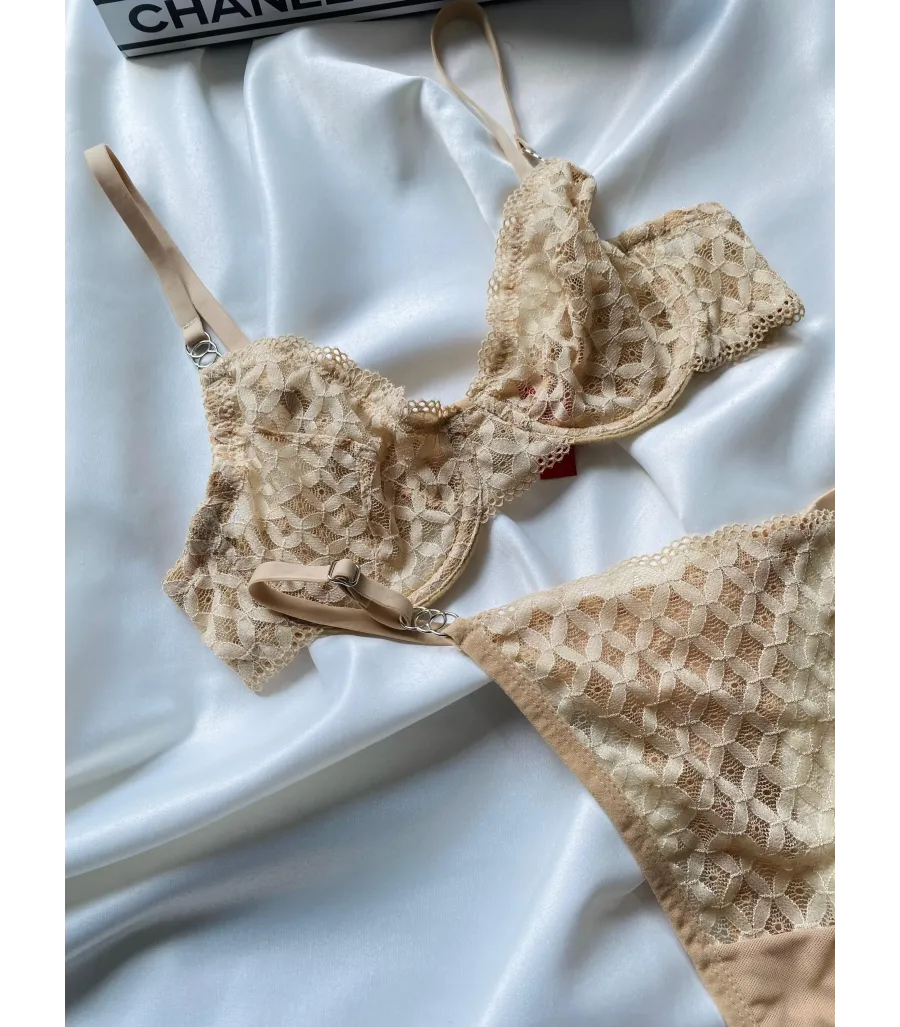 Arona Dantelli Bralet Takım Ten