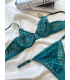 Arona Dantelli Bralet Takım Yeşil