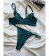 Arona Dantelli Bralet Takım Yeşil