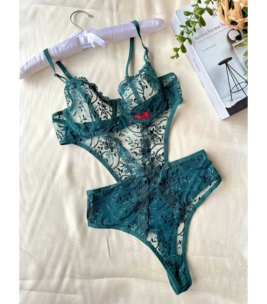 Arona Badysuit Zümrüt Yeşili