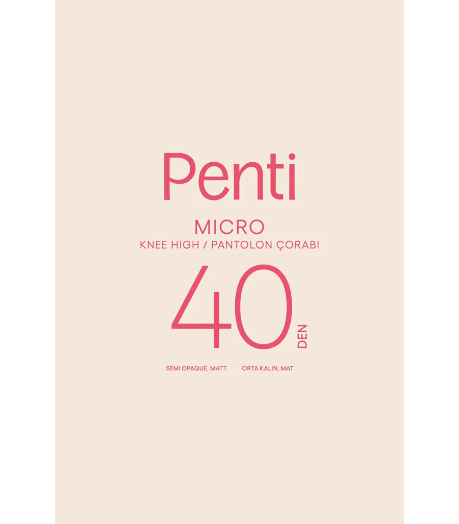 Penti Micro 40 Pantolon Çorabı