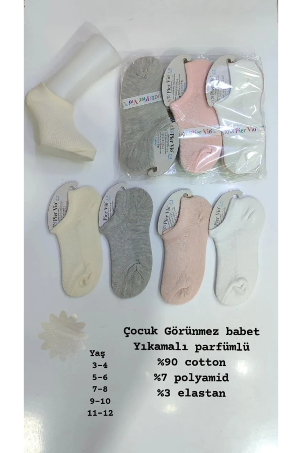 Pier Vio Kız Çocuk Görünmez Çorap