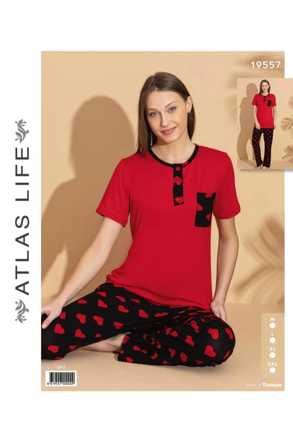 Atlas Life Kadın Pijama Takımı 19557