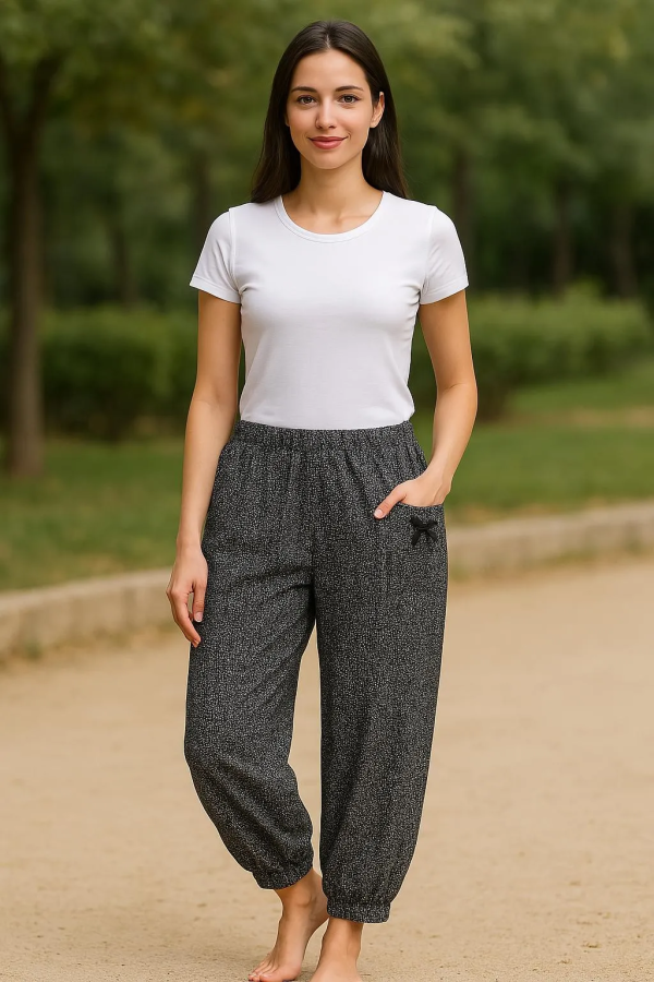Cepli Şalvar Pijama Kadın