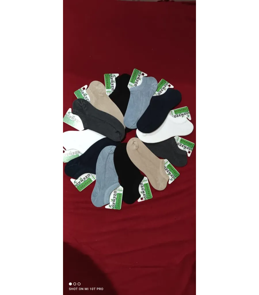 Özenal Bambu Erkek Sneakers Çorap