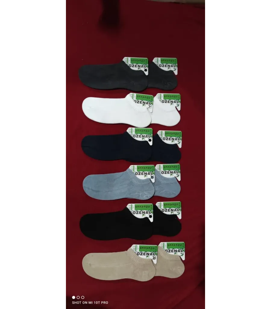 Özenal Bambu Erkek Sneakers Çorap