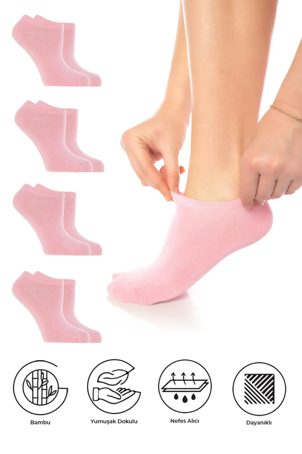Özenal Bambu Kadın Sneakers Çorap