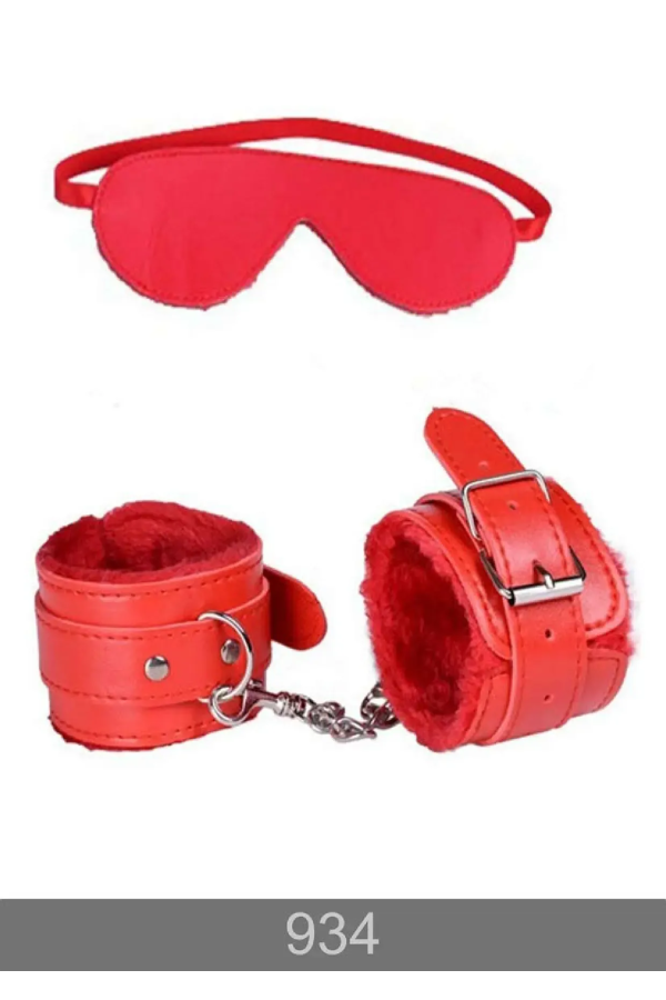 Redsaks İkili Fantezi Set Göz Bandı Kelepçe 934