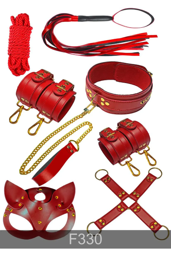 Redsaks Fantezi Kırmzız 7li Heart Set 330