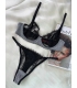Arona Gri Simli Bralet Takım