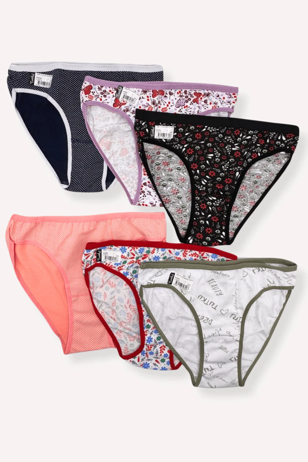 Tutku Desenli Kadın Bikini Külot