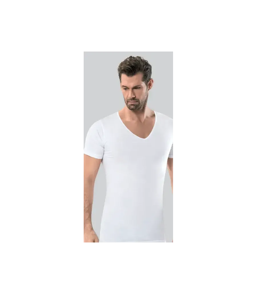 Anıt Penye Kısa Kol V Yaka Erkek Atlet 1173