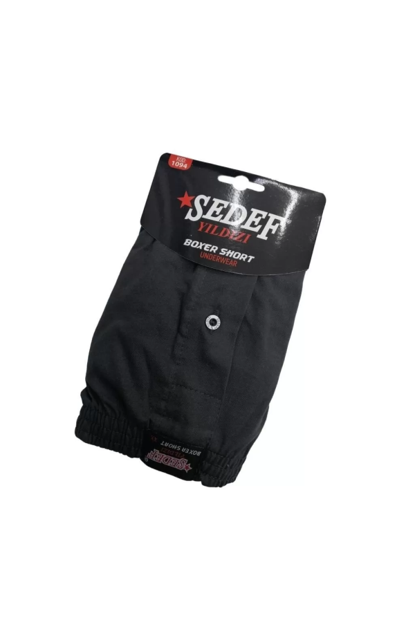 Toptan Sedef Yıldız Penye Boxer Antrasit