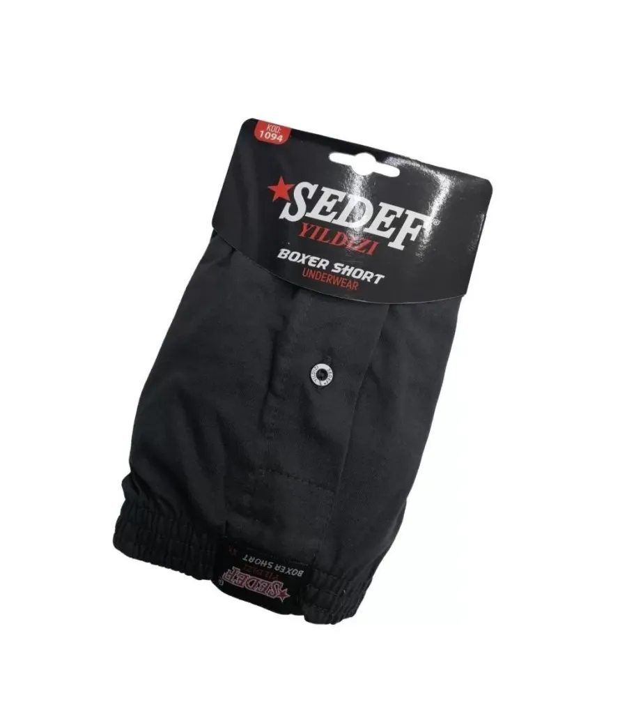 Toptan Sedef Yıldız Penye Boxer Antrasit