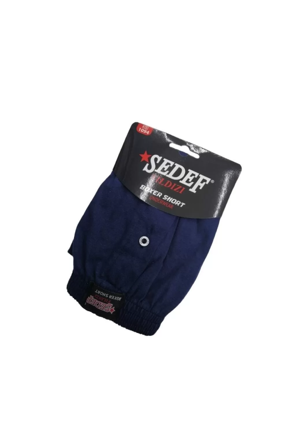 Sedef Yıldız Penye Boxer Lacivert