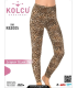 Toptan Kolcu Leopar Desenli Uzun Tayt