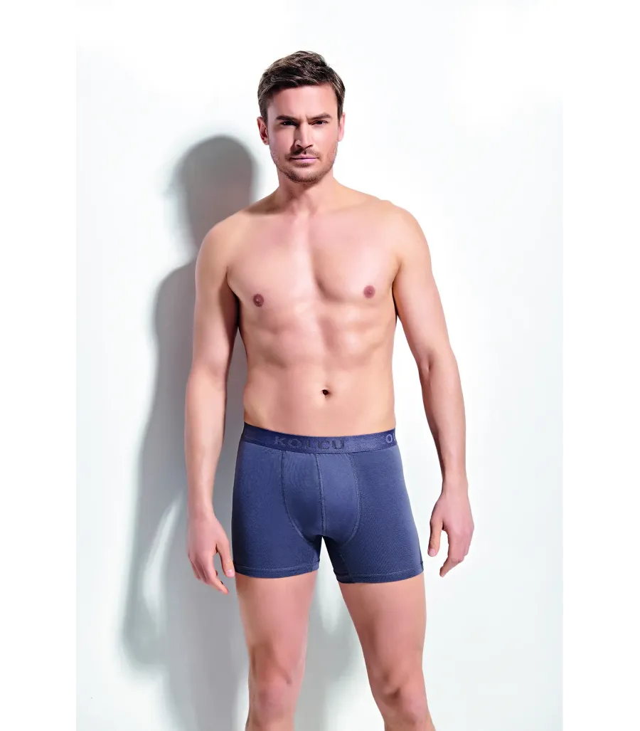 Kolcu Erkek Likralı Boxer Füme
