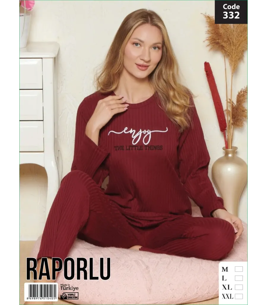Zirve Uzun Kollu Kadın Pijama Takımı ZRV332