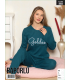 Zirve Uzun Kollu Kadın Pijama Takımı ZRV336
