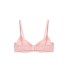 Cansoy Çizgi Desenli Destekli Sütyen Pembe