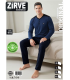 Zirve Erkek Penye Süprem Pijama Takımı 002