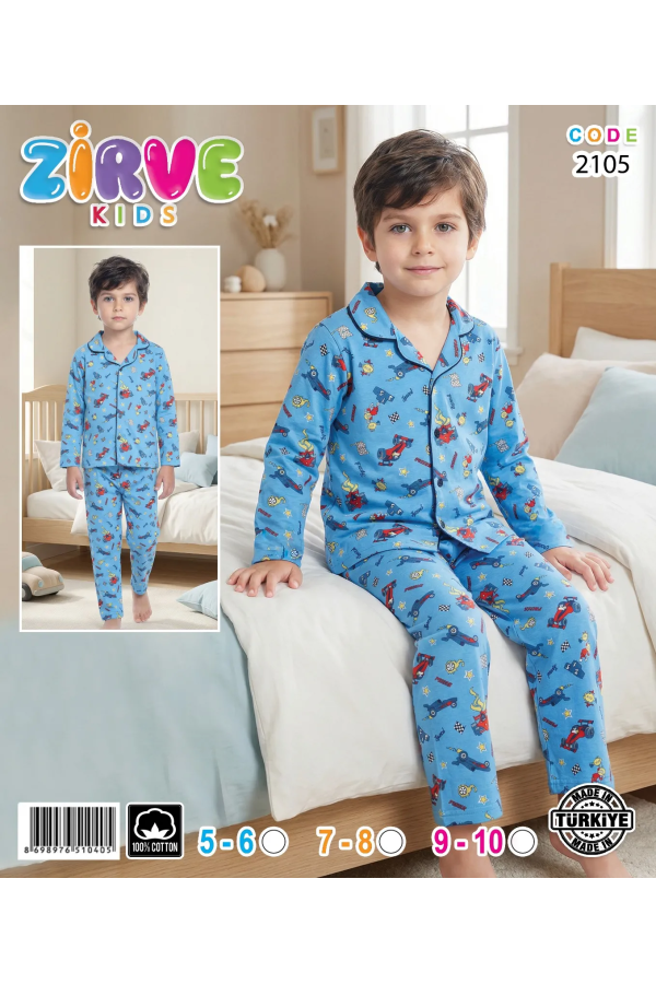 Zirve Erkek Çocuk Pijama Takımı 2105
