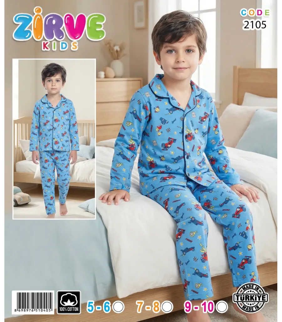 Zirve Erkek Çocuk Pijama Takımı 2105