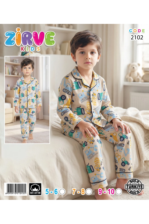 Zirve Erkek Çocuk Pijama Takımı 2102