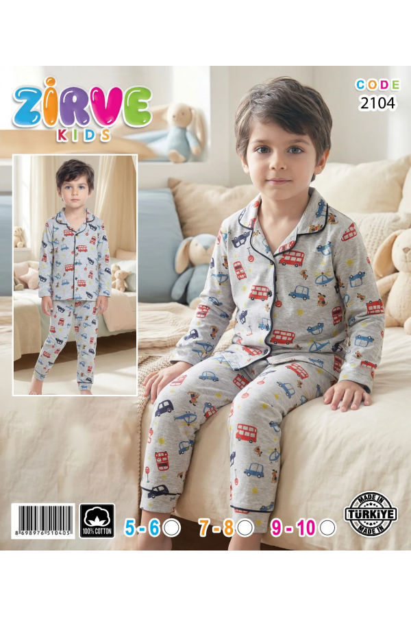 Zirve Erkek Çocuk Pijama Takımı 2104