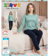 Zirve Kız Garson Boy Pijama Takımı 3009