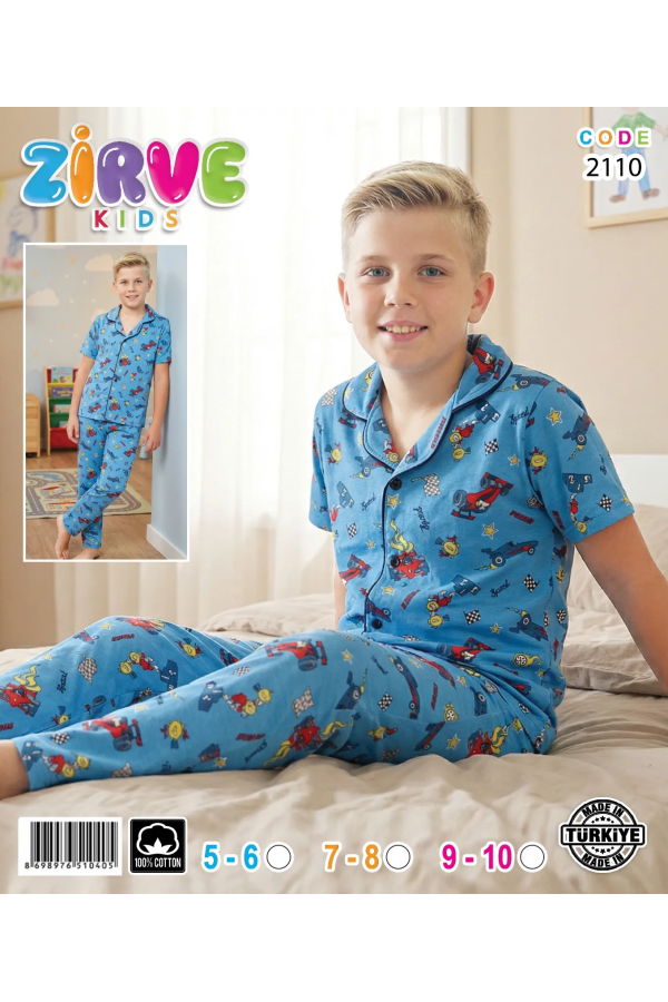 Zirve Erkek Çocuk Pijama Takımı 2110