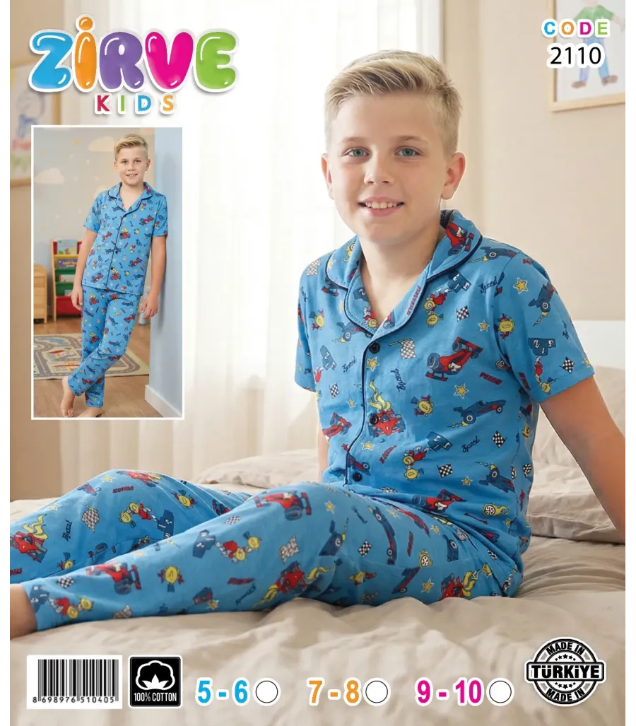 Zirve Erkek Çocuk Pijama Takımı 2110